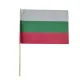Знаме на България 15/21 см. с дървена клечка - 110 гр./м2