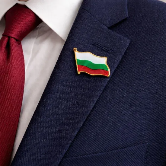 Значка български флаг