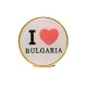 Кръгла значка Аз обичам България