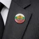 Сувенирна значка с герб на България и надпис