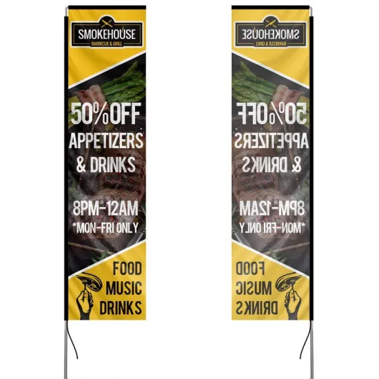 Рекламно знаме по Ваш проект тип Банер размер S - 65/220 см.