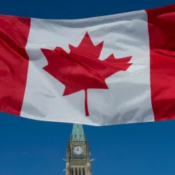 Знаме на Канада двустранна апликация