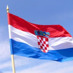 Знаме на Хърватия за външни условия