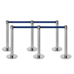 Ограничително колче със синя лента 220 см.