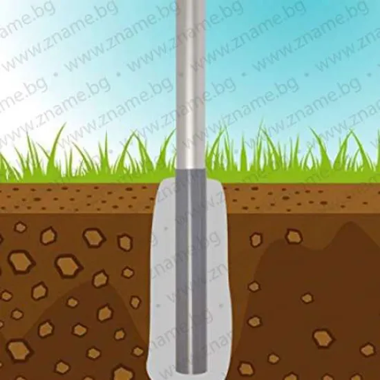 Бюджетен сглобяем алуминиев пилон със знаме на България 90/150 см.