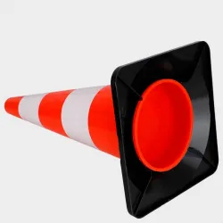 Сигнален авариен пътен конус 50 см.