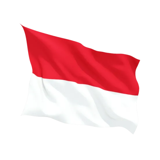 Знаме на Индонезия за външни условия