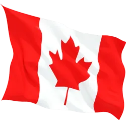 Знаме на Канада двустранна апликация