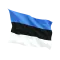 Знаме на Естония за външни условия