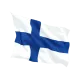 Знаме на Финландия за външни условия