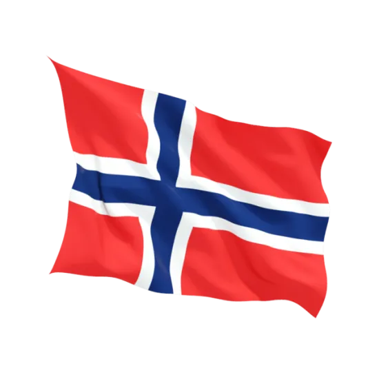 Знаме на Норвегия печат за външни условия