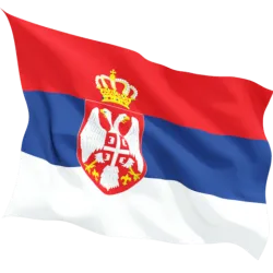 Знаме на Сърбия за външни условия