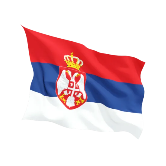 Знаме на Сърбия за външни условия
