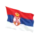 Знаме на Сърбия за външни условия